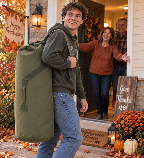GI-Style 40-inches x 24-inches Canvas Duffle Bags